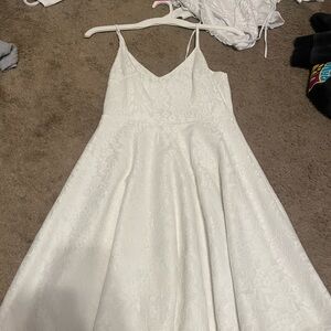 white lulus dress